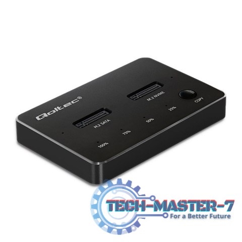 Stacja dokująca dysków SSD M.2 | NVMe | SATA | USB-C | DUAL 2 x 2TB Stacja dokująca dysków SSD M.2 | NVMe | SATA | USB-C | DUAL 2 x 2TB