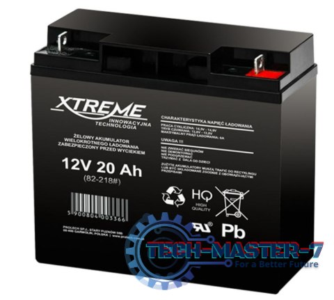 Akumulator żelowy 12V 20Ah XTREME