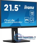 Monitor 21.5 cala XUB2292HSU-B6 IPS,100Hz,FreeSync,PIVOT,0.4ms,HDMI, DP,4xUSB(3.2),2x2W,HAS(150mm)