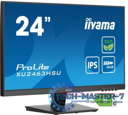 Monitor 24 cale XU2463HSU-B1 IPS,100HZ,ECO,3ms,SLIM,HDMI,DP,2x USB3.2 ,TCO,EPEAT