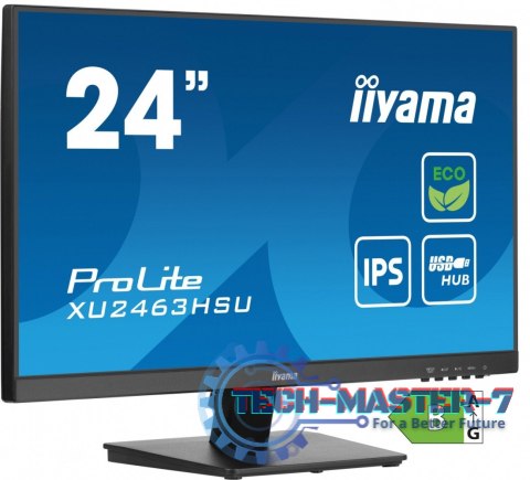 Monitor 24 cale XU2463HSU-B1 IPS,100HZ,ECO,3ms,SLIM,HDMI,DP,2x USB3.2 ,TCO,EPEAT Monitor 24 cale XU2463HSU-B1 IPS,100HZ,ECO,3ms,SLIM,HDMI,DP,2x USB3.2 ,TCO,EPEAT