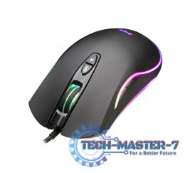 Mysz gamingowa przewodowa Nemesis C365 6400 DPI 7P RGB LED programowalne przyciski czarna