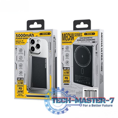 Power bank indukcyjny 5000 mAh Fast Charging PD 20W MagSafe Power bank indukcyjny 5000 mAh Fast Charging PD 20W MagSafe