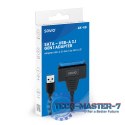 Adapter USB-C 3.1 Gen 1 (M) - SATA (F) do dysków 2.5 cala , AK-68