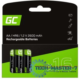 Akumulatorki paluszki AA R6 2600mAh 16 sztuk