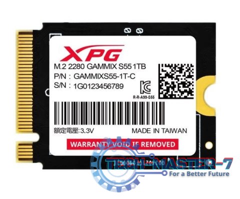 Dysk SSD XPG GAMMIX S55 1TB PCIe 4x4 5/3.7MB/s M2230
