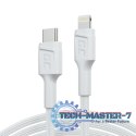 Kabel PowerStream USB-C do Lightning 1m MFI, PD, biały