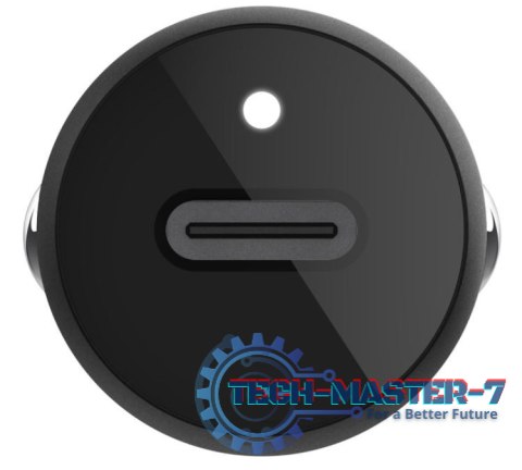 Ładowarka samochodowa 30W PD PPS Czarna + Kabel USB-C Ładowarka samochodowa 30W PD PPS Czarna + Kabel USB-C