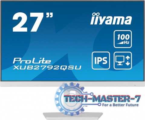 Monitor 27 cali ProLite XUB2792QSU-W6 IPS,QHD,HAS(150mm),100Hz,4xUSB3.2,SLIM