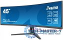 Monitor 44.5 cala XCB4594DQSN-B1 VA,DQHD,165HZ,USB-C-DOCK,RJ45,32:9,1500R,450cd/m2,3000:1,0.8ms,3xUSB,2xHDMI,1xDP,2x3W,PowerDeli