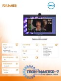 Monitor P2424HEB 23.8 cala LED IPS Full HD (1920 x1080)/16:9/HDMI/DP/ RJ-45/Kamera/Głośniki/Mikrofon/3YPPG