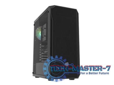 Obudowa Fury Shobo SH4 RGB Midi Tower z oknem Czarna