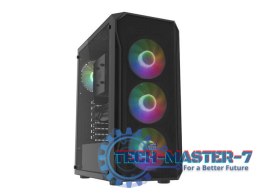 Obudowa Fury Shobo SH4F RGB Midi Tower z oknem Czarna