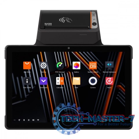 Terminal Mobilny V3 Mix GMS, Android 13, 4/32GB, 2+0.3 MP camera, 4G, Finger sensor, 80mm printer, Sunmi 1101 Scanner