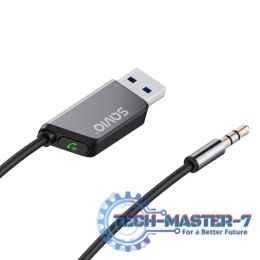 Transmiter Adapter AUX z bluetooth 5.3, funkcja zestawu głośnomówiącego, TR-16