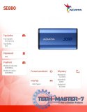 Dysk zewnętrzny SSD SE880 1TB USB3.2A/C Gen2x2 Niebieski