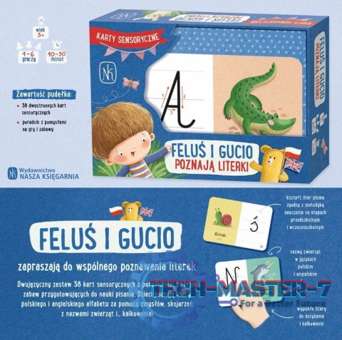 Gra Feluś i Gucio poznają literki Gra Feluś i Gucio poznają literki