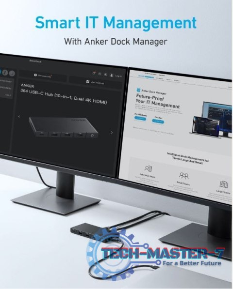 Hub 364 USB-C Dual Display 10w1 2x4K HDMI eth czarny Hub 364 USB-C Dual Display 10w1 2x4K HDMI eth czarny