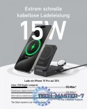 Ładowarka MagGo 15W 3w1 składana czarna EU