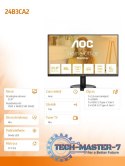 Monitor 24B3CA2 23.8 cala IPS 100Hz HDMI USB-C