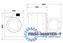 Pralka MTWSE61294WKEE Net Net