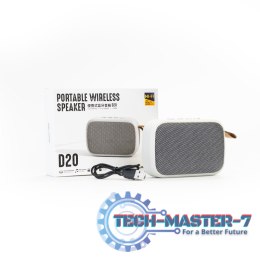 Przenośny bezprzewodowy głośnik Bluetooth V5.0 Biały
