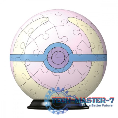 Puzzle 3D Kula Pokemon Heal Ball Puzzle 3D Kula Pokemon Heal Ball
