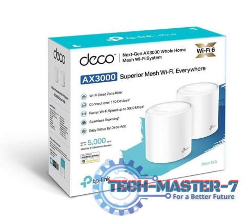 System WiFi AX5400 Deco X60(2-pak ) System WiFi AX5400 Deco X60(2-pak )