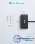 USB-C Hub 3w1 4K HDMI szary
