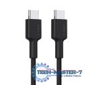 CB-CD45 nylonowy kabel USB C - USB C | 0,9m | 3A | 60W PD | 20V