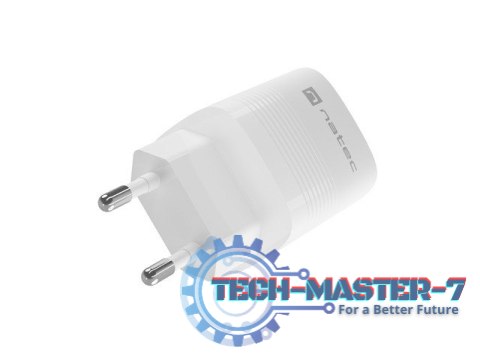 Ładowarka sieciowa Ribera GAN 1X USB-A + 1X USB-C 30W Biała Ładowarka sieciowa Ribera GAN 1X USB-A + 1X USB-C 30W Biała