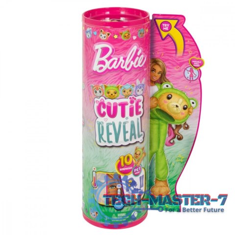 Lalka Barbie Cutie Reveal Piesek - Żaba