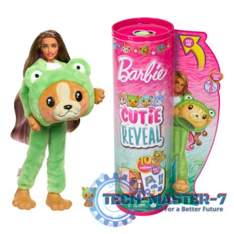 Lalka Barbie Cutie Reveal Piesek - Żaba Lalka Barbie Cutie Reveal Piesek - Żaba