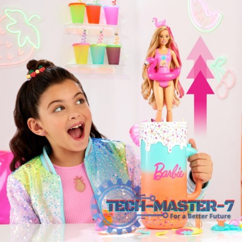 Lalka Barbie Pop Reveal Zestaw prezentowy Tropikalne smoothie Lalka Barbie Pop Reveal Zestaw prezentowy Tropikalne smoothie