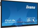 Monitor 75 cali ProLite TE7512MIS-B3AG,INFRARED,40pkt,IPS,4K, 24/7, 7H, WiFi,VGA, HDMI, USB-c, Bluetooth,metal,8ms, vesa, głośni