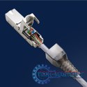 Wtyk RJ45 beznarzędziowy STP | CAT6A | JACK PIN | T568B | T568A