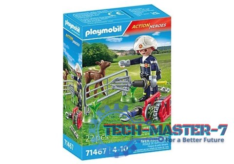Zestaw figurek Action Heroes 71467 Straż pożarna - Ratowanie zwierząt Zestaw figurek Action Heroes 71467 Straż pożarna - Ratowanie zwierząt