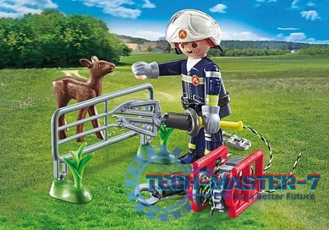 Zestaw figurek Action Heroes 71467 Straż pożarna - Ratowanie zwierząt Zestaw figurek Action Heroes 71467 Straż pożarna - Ratowanie zwierząt