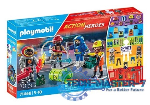 Zestaw figurek Action Heroes 71468 My Figures: Straż pożarna