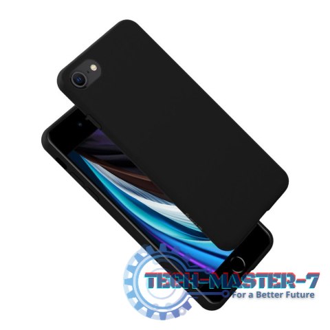 Color Cover Etui iPhone SE (2022/2020) / 8 / 7 Czarne Color Cover Etui iPhone SE (2022/2020) / 8 / 7 Czarne