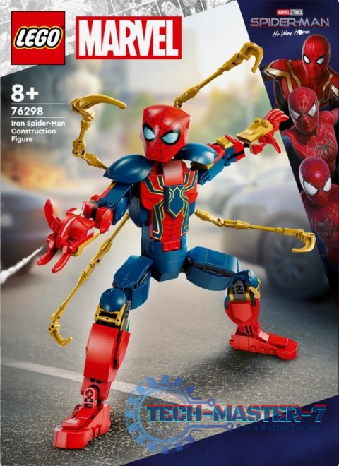 Klocki Super Heroes 76298 Figurka Iron Spider-Mana Klocki Super Heroes 76298 Figurka Iron Spider-Mana