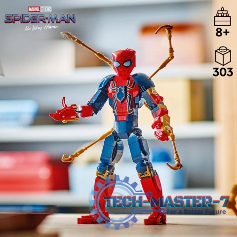 Klocki Super Heroes 76298 Figurka Iron Spider-Mana Klocki Super Heroes 76298 Figurka Iron Spider-Mana