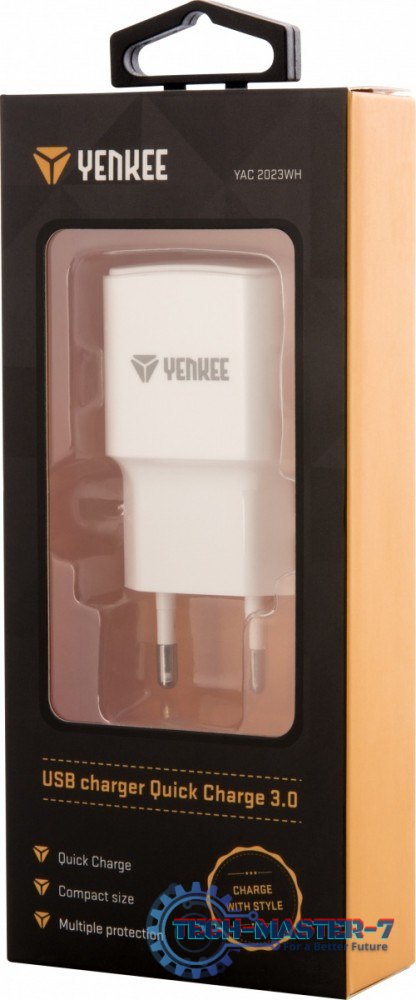 Ładowarka sieciowa USB A 18W 3A Quick Charge 3.0 Ładowarka sieciowa USB A 18W 3A Quick Charge 3.0