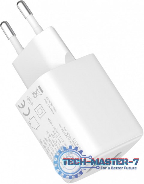 Ładowarka sieciowa USB C 2x18W 3A Power delivery 3.0 QC3.0 Biała Ładowarka sieciowa USB C 2x18W 3A Power delivery 3.0 QC3.0 Biała