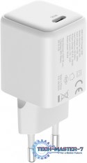 Ładowarka sieciowa USB C 35W 3A Power delivery 3.0 QC 3.0 Biała