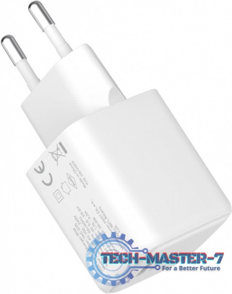 Ładowarka sieciowa USB C 35W 3A Power delivery 3.0 QC 3.0 Biała Ładowarka sieciowa USB C 35W 3A Power delivery 3.0 QC 3.0 Biała
