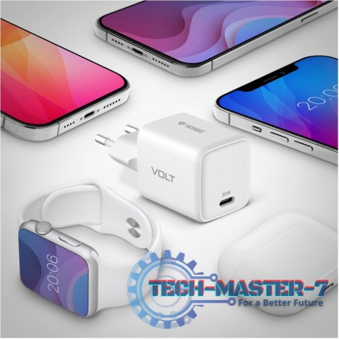 Ładowarka sieciowa USB C 35W 3A Power delivery 3.0 QC 3.0 Biała Ładowarka sieciowa USB C 35W 3A Power delivery 3.0 QC 3.0 Biała
