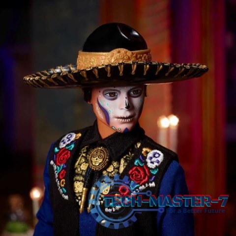 Lalka kolekcjonerska Barbie Signature Ken Dia De Muertos 2022 Lalka kolekcjonerska Barbie Signature Ken Dia De Muertos 2022