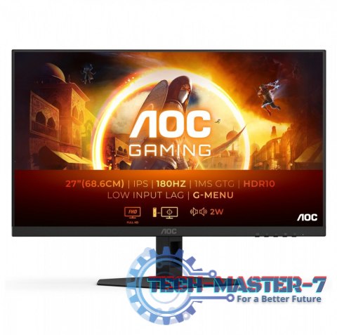 Monitor 27G4XE 27 cali IPS 180Hz HDMIx2 DP Głośniki Monitor 27G4XE 27 cali IPS 180Hz HDMIx2 DP Głośniki