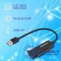 Adapter SATA | Przejściówka na dysk SSD HDD 2.5" | USB 3.0 | Super speed 5Gb/s | 2TB